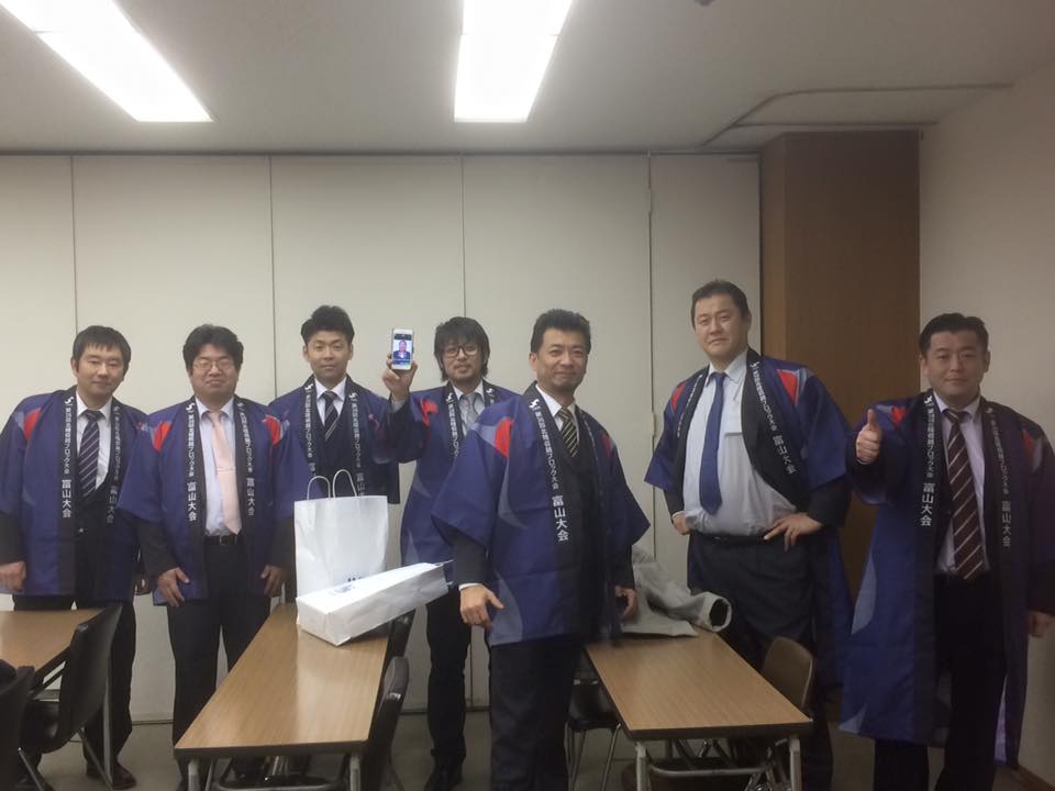 石川県連白山ＹＥＧさんに富山YEGブロック大会ＰＲキャラバン隊が訪問させて頂きました。