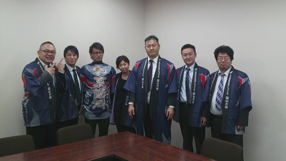 新潟県連十日町ＹＥＧさんに富山YEGブロック大会ＰＲキャラバン隊が訪問させて頂きました。